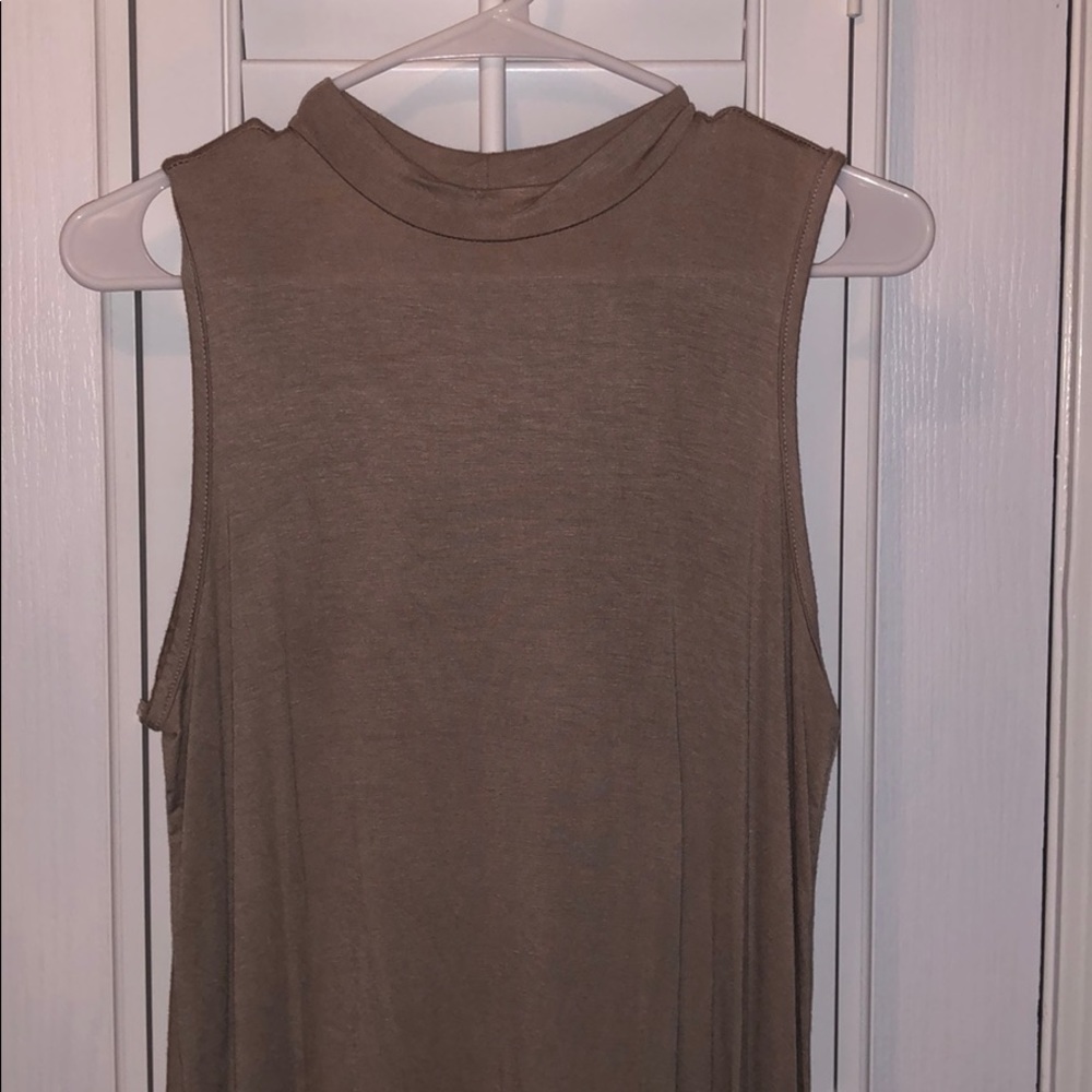High neck Tank Top Dress